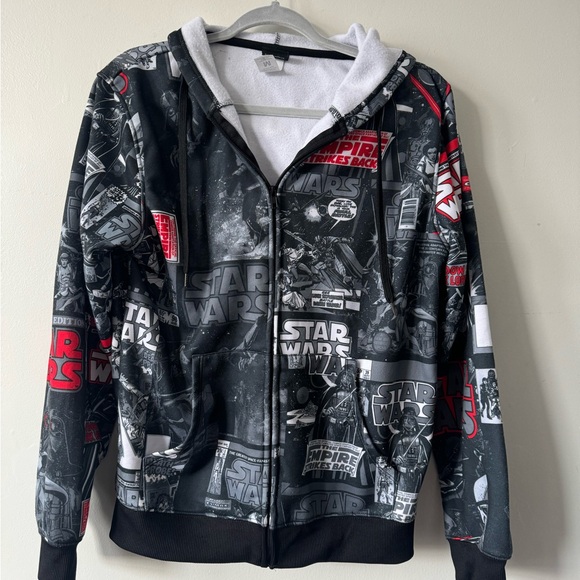Star Wars Other - Star Wars comic hoodie, empire strikes back, men’s medium, black white and red